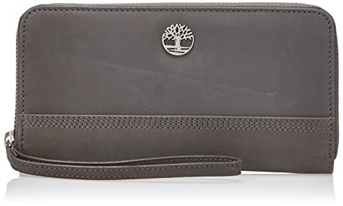 Timberland Damen Geldbörse aus Leder mit RFID-reißverschluss und Handgelenkriemen Armband, Castlerock (Nubuk) von Timberland