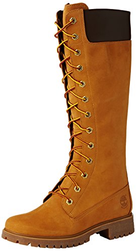 Timberland Damen Premium 14" Zip Stiefel Braun (wheat) 36 EU von Timberland