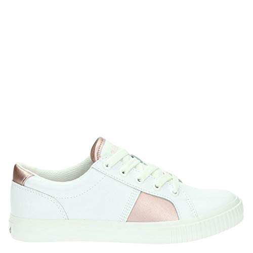 Timberland Damen Skyla Bay Oxford Sneaker, Weiß, 37 EU von Timberland