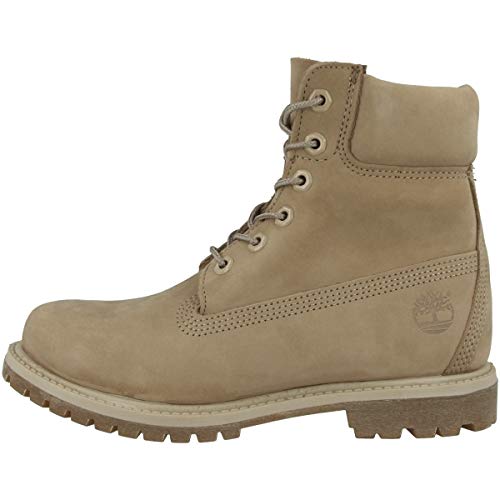 Timberland Damen Stiefel 6-Inch Premium Waterproof Beige 36 von Timberland