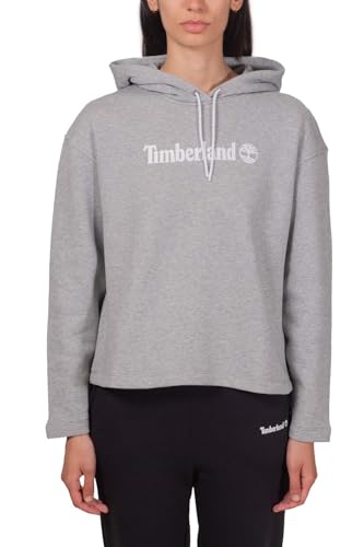 Timberland - Damen-Sweatshirt Relaxed mit Kapuze, melange, L von Timberland