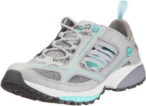 Timberland Damen TMA All Mountain Inferno Run-Off FTP Low Amphibian Sportschuhe-Outdoor, Grau/Lt. Grey/Teal, 40 EU von Timberland