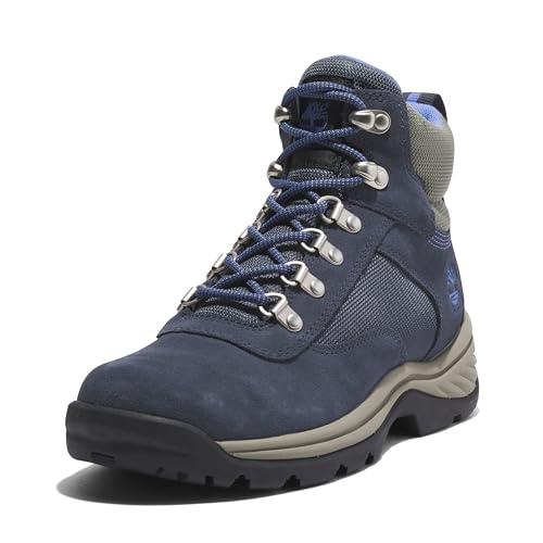 Timberland MID LC WATERPROOF HK BOOT, White Ledge DARK BLUE SUEDE, 9 von Timberland