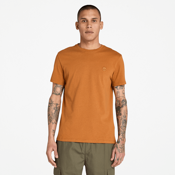 Timberland - Dunstan River Kurzarm-T-Shirt für Herren in Braun, Herren, Braun, Größe: M von Timberland