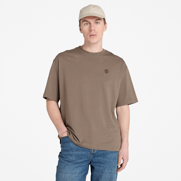 Timberland - Dunstan River Kurzarm-T-Shirt für Herren in Braun, Mann, Braun, Größe: XXL von Timberland
