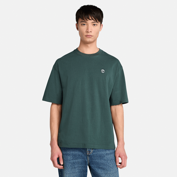 Timberland - Dunstan River Kurzarm-T-Shirt für Herren in Dunkelgrün, Herren, Grün, Größe: 3XL von Timberland