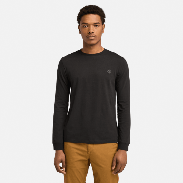 Timberland - Dunstan River Langarm-T-Shirt für Herren in Schwarz, Mann, Schwarz, Größe: 3XL von Timberland
