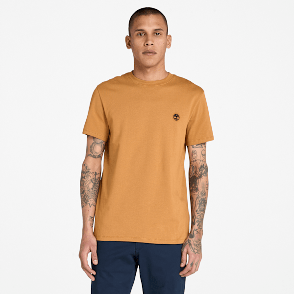 Timberland - Dunstan River T-Shirt für Herren in Dunkelgelb, Mann, Gelb, Größe: M Timberland - Dunstan River T-Shirt für Herren in Dunkelgelb, Mann, Gelb, Größe: M von Timberland