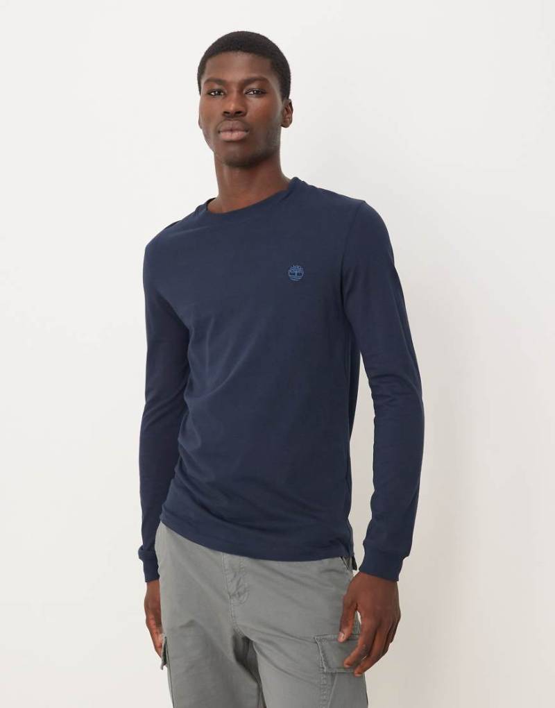 Timberland - Dunstan River - T-Shirt in dunkler Saphir/dunklem Denim-Schwarz von Timberland