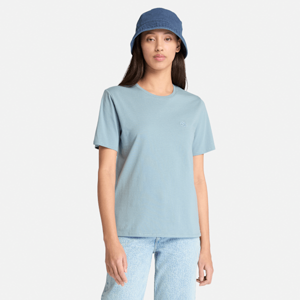 Timberland - Dunstan T-Shirt für Damen in Hellblau, Damen, Blau, Größe: L von Timberland