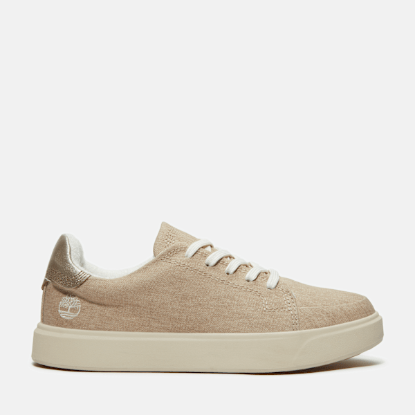 Timberland - Emerson Street Low-Top Sneaker zum Schnüren für Damen in Beige, Frau, Beige, Größe: 36 von Timberland
