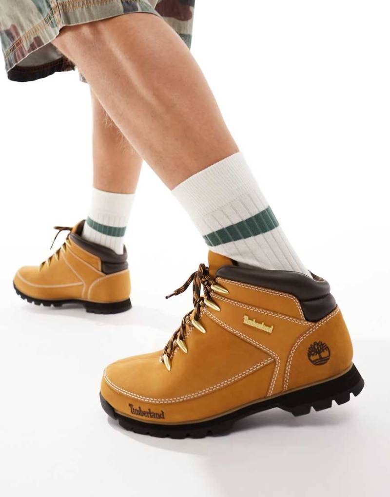 Timberland - Euro Sprint - Wanderstiefel aus Nubukleder in Weizenbraun-Neutral von Timberland