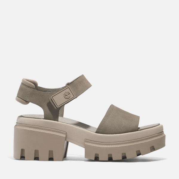 Timberland - Everleigh Sandale mit Fersenriemen für Damen in Beige, Frau, Beige, Größe: 41 von Timberland