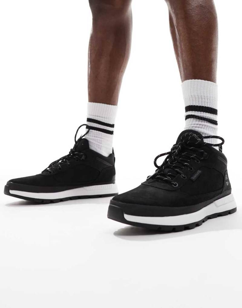 Timberland - Field Trekker - Hohe Sneaker aus schwarzem Leder von Timberland