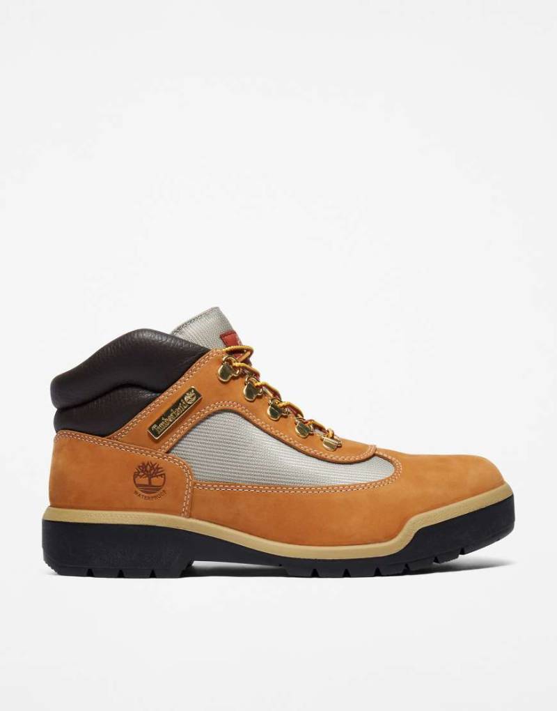 Timberland - Field - Wasserfeste Schnürschuhe in Weizenbeige-Braun von Timberland