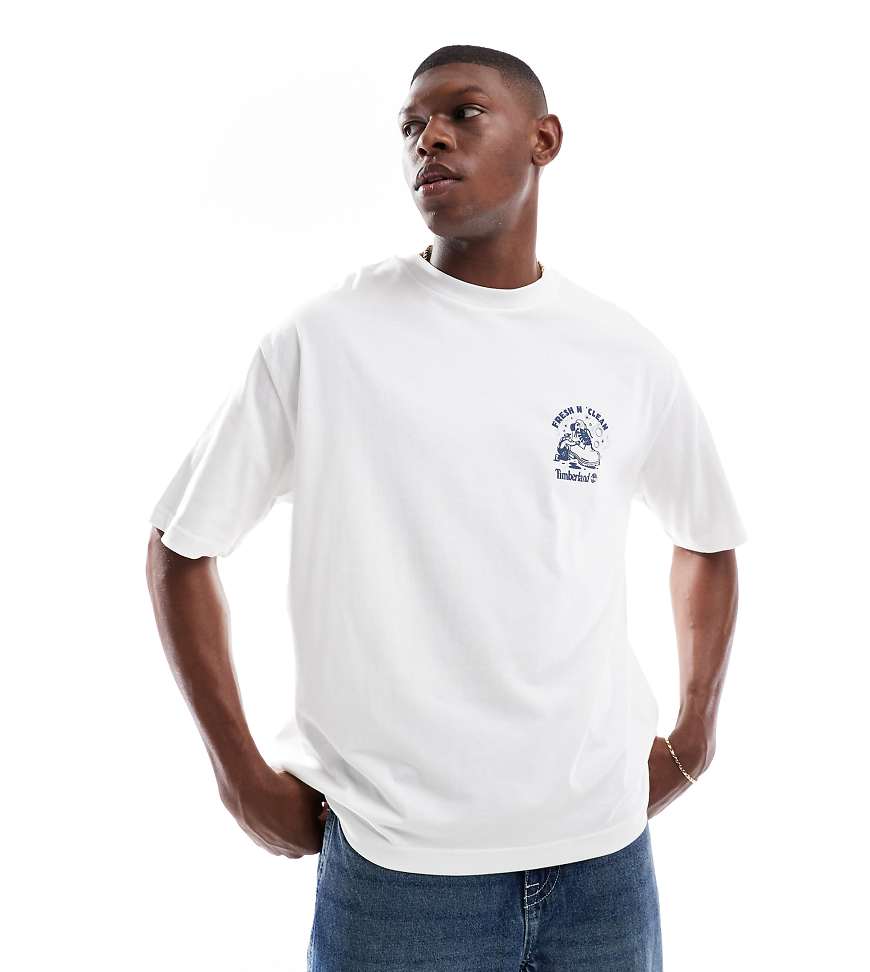 Timberland - Fresh and Clean - T-Shirt in Weiß - Exklusiv bei ASOS von Timberland