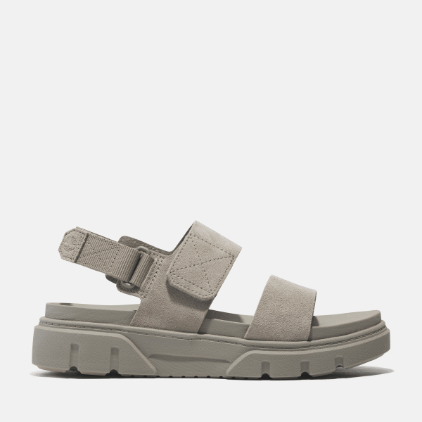 Timberland - Greyfield Sandale mit Fersenriemen für Damen in Grau, Frau, Grau, Größe: 40 von Timberland