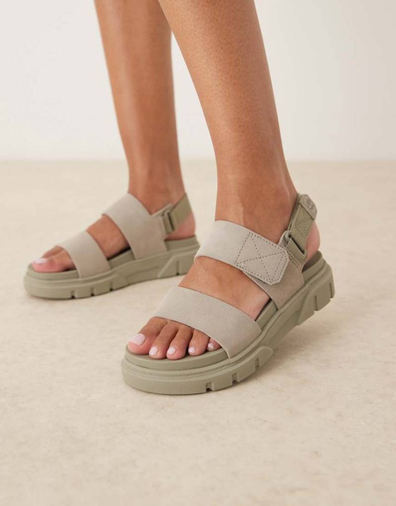 Timberland - Greyfield - Sandalen aus Wildleder in Grau von Timberland