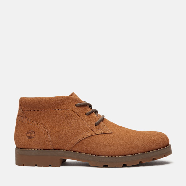 Timberland - Halbhoher Britton Square Schnürstiefel für Herren in Orange, Herren, Orange, Größe: 41 von Timberland