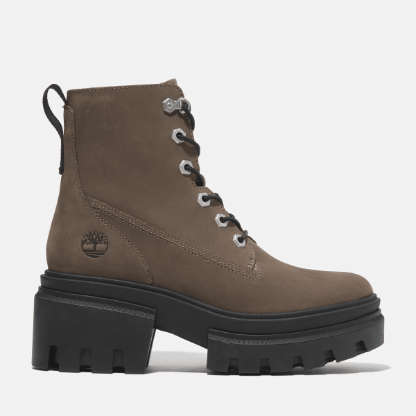 Timberland - Halbhoher Everleigh Boot zum Schnüren für Damen in Braun, Frau, Braun, Größe: 37 Timberland - Halbhoher Everleigh Boot zum Schnüren für Damen in Braun, Frau, Braun, Größe: 37 von Timberland