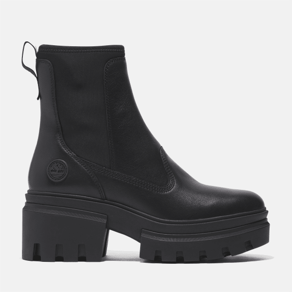Timberland - Halbhoher Everleigh Chelsea-Boot für Damen in Schwarz, Frau, Schwarz, Größe: 37.5 Timberland - Halbhoher Everleigh Chelsea-Boot für Damen in Schwarz, Frau, Schwarz, Größe: 37.5 von Timberland