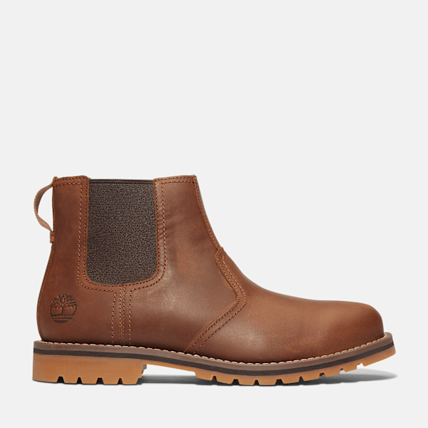 Timberland - Halbhoher Larchmont Chelsea-Boot für Herren in Braun, Mann, Braun, Größe: 41 von Timberland