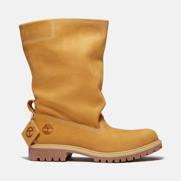 Timberland - Halbhoher Timberland x Telfar Premium Pull-on Boot für Herren in Gelb, Herren, Gelb, Größe: 36.5 von Timberland