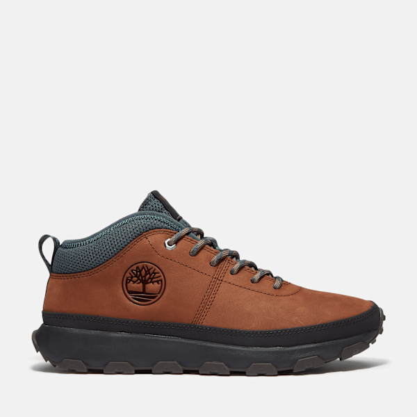 Timberland - Halbhoher Winsor Trail Sneaker für Herren in Dunkelbraun, Herren, Braun, Größe: 46 von Timberland