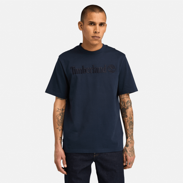 Timberland - Hampton Kurzarm-T-Shirt für Herren in Dunkelblau, Herren, Blau, Größe: M von Timberland