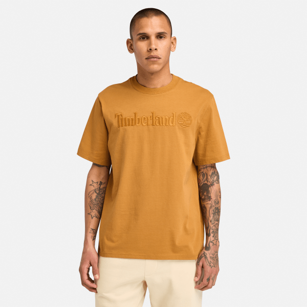 Timberland - Hampton Kurzarm-T-Shirt für Herren in Gelb, Mann, Gelb, Größe: 3XL von Timberland