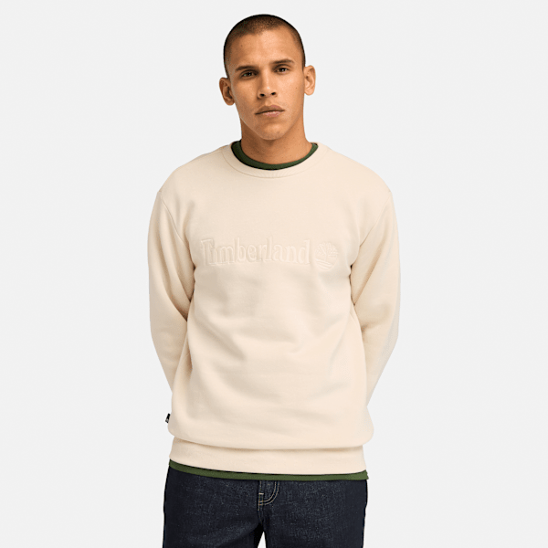 Timberland - Hampton Rundhals-Sweatshirt für Herren in Hellbeige, Herren, Beige, Größe: 3XL von Timberland