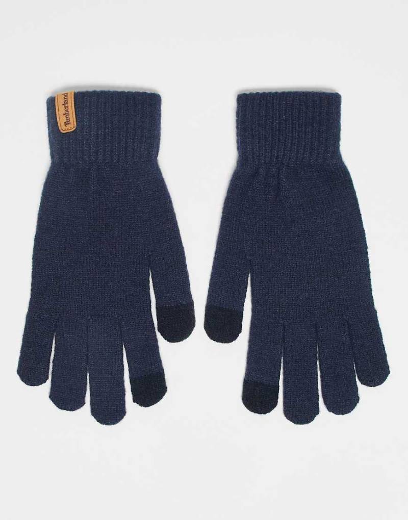 Timberland - Handschuhe aus Rippstrick in Peacoat-Marineblau von Timberland