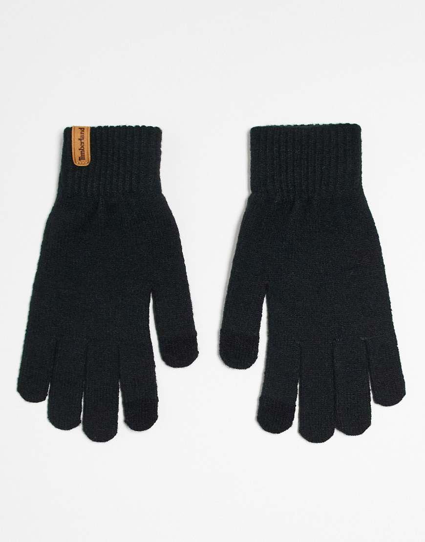 Timberland - Handschuhe aus Rippstrick in Schwarz von Timberland