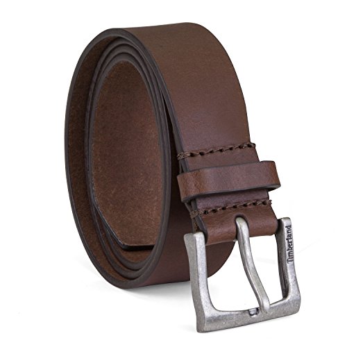 Timberland Herren 35Mm Boot Leather Belt Gürtel, braun, 40 von Timberland