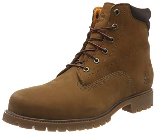 Timberland Herren 6 Inch Basic Alburn Waterproof Schnürstiefel, Braun Brown Nubuck, 44.5 EU von Timberland