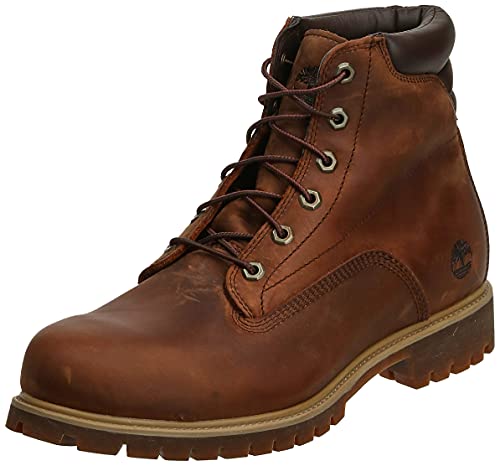 Timberland Herren 6 Inch Basic Alburn Waterproof Schnürstiefel, Braun Md Brown Full Grain, 42 EU von Timberland