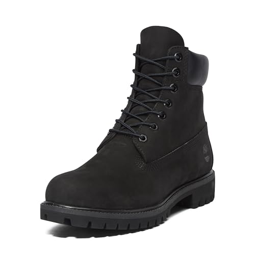 Timberland Herren 6 Inch Premium Stiefel, Schwarz (Black Nubuck), 41 EU von Timberland