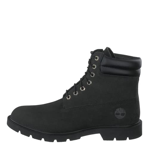 Timberland Herren 6 Inch WR Basic Stiefel, Black Nubuck, 43.5 EU von Timberland