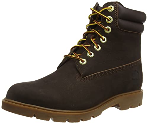 Timberland Herren 6 Inch WR Basic Stiefel, Dark Brown Nubuck, 41.5 EU von Timberland