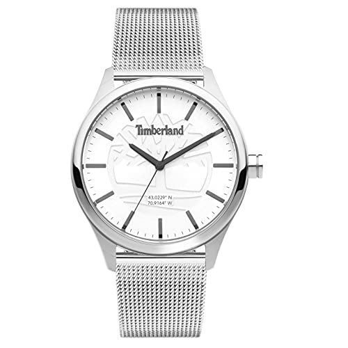 Timberland Herren Analog Quarz Uhr mit Edelstahl Armband TDWGG2100801 von Timberland