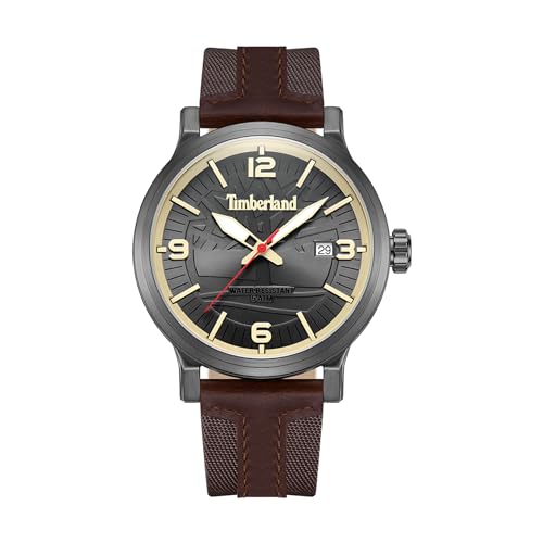 Timberland Herren Analog Quarz Uhr mit Edelstahl Armband TDWGN0029104 von Timberland