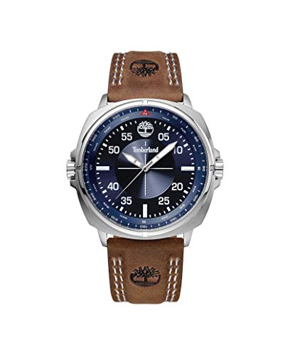 Timberland Herren Analog Quarz Uhr mit Leder Armband TBL.15516JS/03 Timberland Herren Analog Quarz Uhr mit Leder Armband TBL.15516JS/03 von Timberland