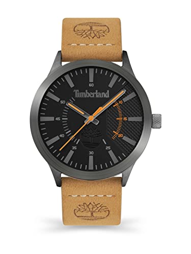 Timberland Herren Analog Quarz Uhr mit Leder Armband TDWGA2103601 von Timberland