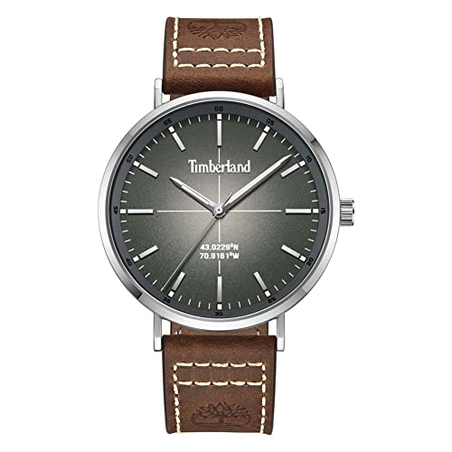 Timberland Herren Analog Quarz Uhr mit Leder Armband TDWGA2231101 von Timberland