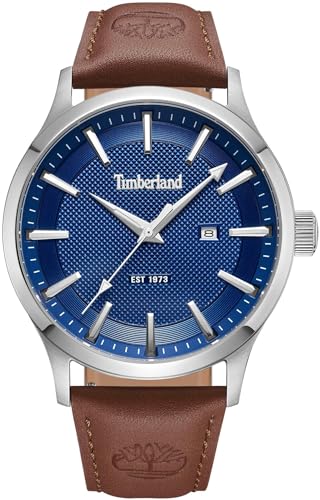 Timberland Herren Analog Quarz Uhr mit Leder Armband TDWGB0041001 von Timberland