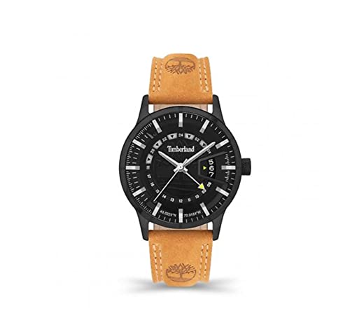 Timberland Herren Analog Quarz Uhr mit Leder Armband TDWGB2201504 von Timberland