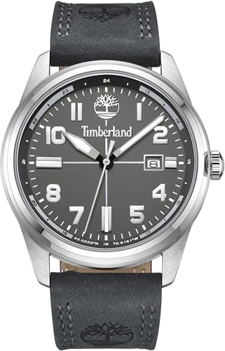 Timberland Herren Analog Quarz Uhr mit Leder Armband TDWGB2230704 von Timberland