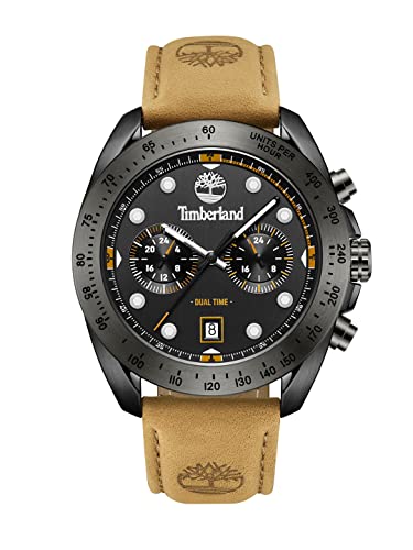 Timberland Herren Analog Quarz Uhr mit Leder Armband TDWGF2230501 von Timberland