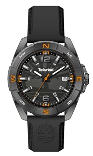 Timberland Herren Analog Quarz Uhr mit Silikon Armband TDWGN2202104 von Timberland