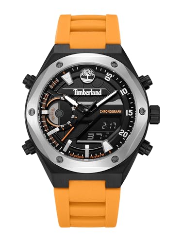 Timberland Herren Analog Quarz Uhr mit Silikon Armband TDWGP2231402 von Timberland